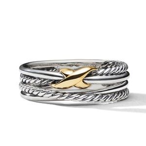 David Yurman X Crossover Ring size 6